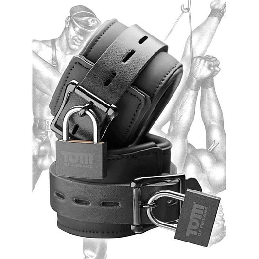 Tom of Finland Neoprene Wrist Cuffs by XR Brands - Cuffs and Restraints