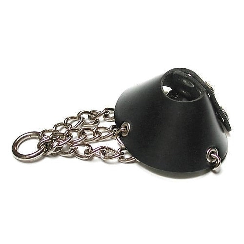 KinkLab Parachute Ball Stretcher Leather by The Stockroom - Ball and Cock Toys