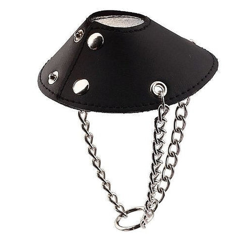 KinkLab Parachute Ball Stretcher Leather by The Stockroom - Ball and Cock Toys