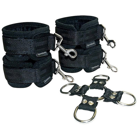 Premium Hog Tie and Cuffs by Sportsheets - Cuffs And Restraints