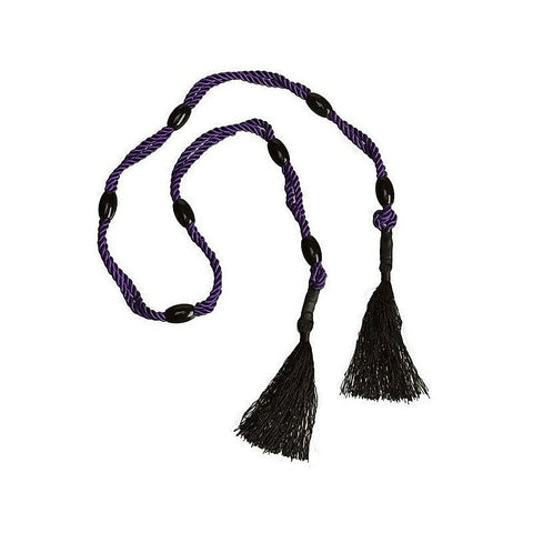 Black Rose Multi Position Beaded Rope by Doc Johnson - Cuffs and Restraints