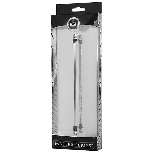 Master Series Abacus Double Bar Pincher by XR Brands - Breast and Nipple Toys