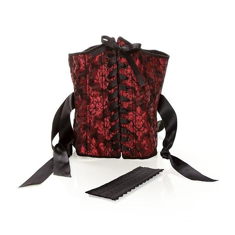 Scandal Bustier with Fetish Play Cuffs by California Exotics - Cuffs And Restraints