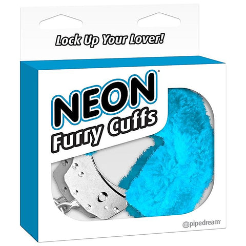 Neon Furry BDSM Play Cuffs by Pipedream Products - Cuffs And Restraints