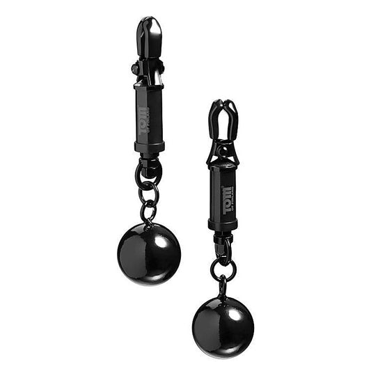 Tom of Finland Nipple Barrel Clamps by XR Brands - Nipple and Clit Clamps