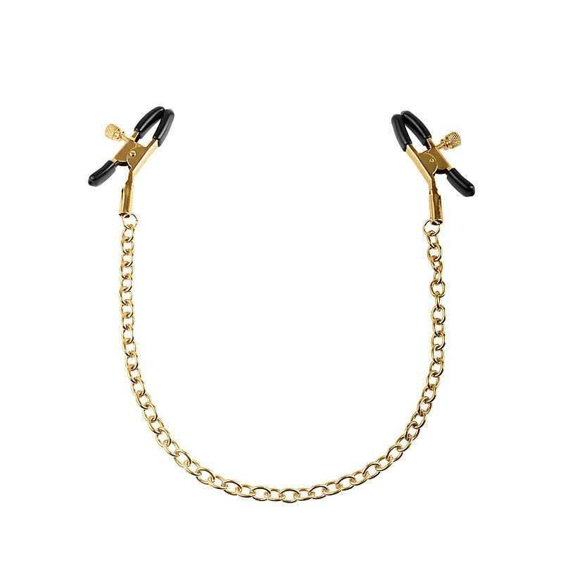 Fetish Fantasy Gold Chain Womens Nipple Clamps - Nipple and Clit Clamps
