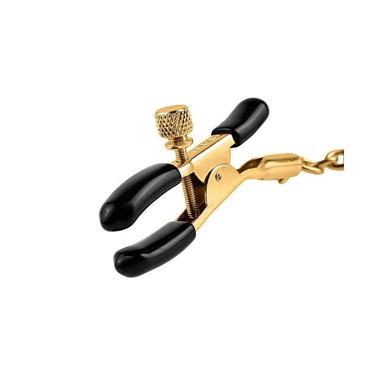 Fetish Fantasy Gold Chain Womens Nipple Clamps - Nipple and Clit Clamps