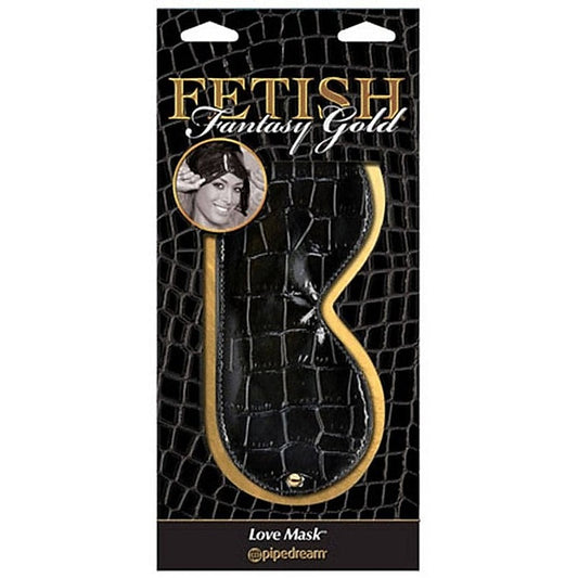 Fetish Fantasy Gold Love Mask by Pipedream Products - Masks And Blindfolds