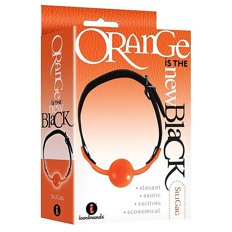 Orange is The New Black Siligag by Icon Brands - Bondage Gags and Bits
