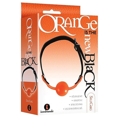 Orange is The New Black Siligag by Icon Brands - Bondage Gags and Bits