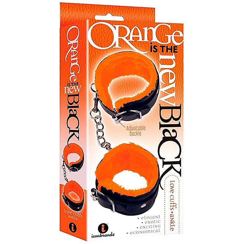 Orange is The New Black Ankle Love Cuffs by Icon Brands - Cuffs and Restraints