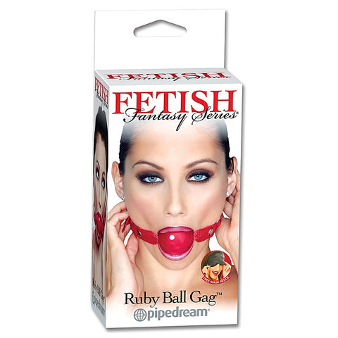 Premium Ruby Ball Gag by Pipedream Products - Bondage Gags and Bits