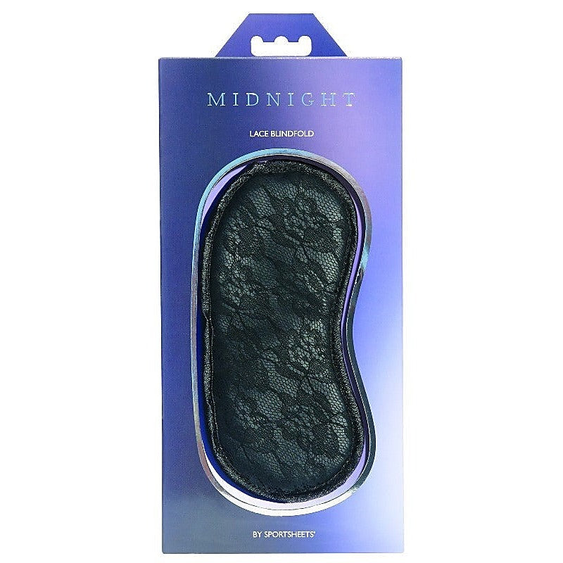 Midnight Lace Blindfold by Sportsheets - Masks And Blindfolds