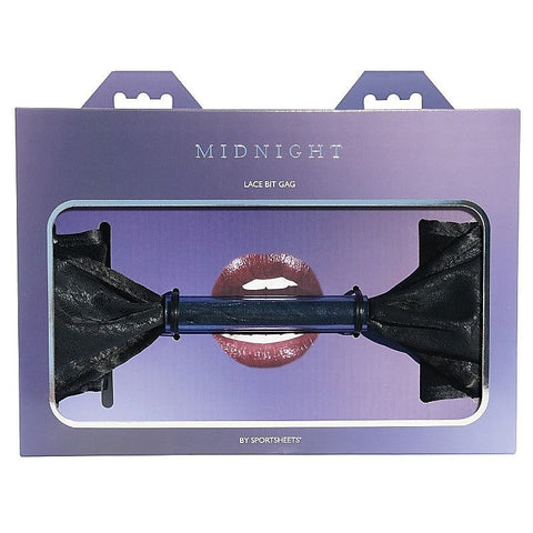 Midnight Lace Bit Gag by Sportsheets - Bondage Gags and Bits