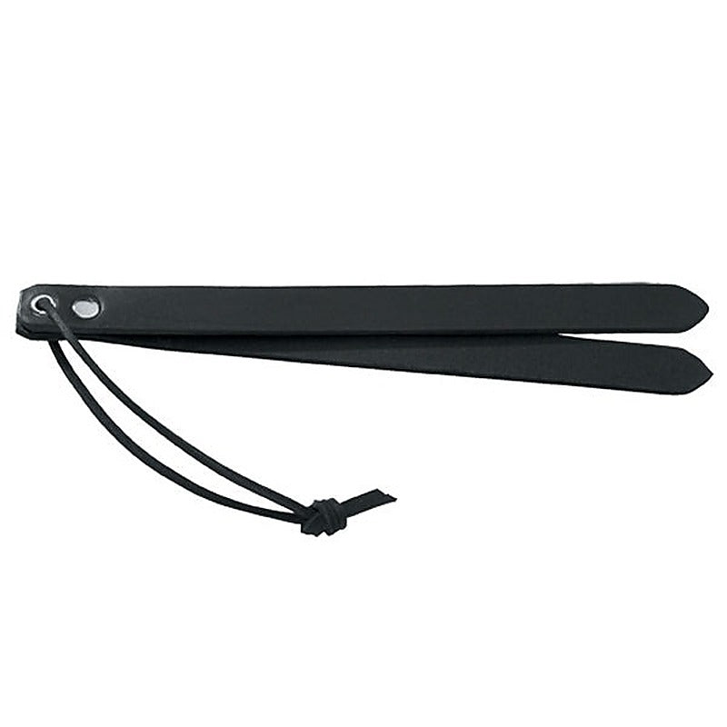Two Strap Slapper Leather by Spartacus Enterprises - Paddles And Slappers