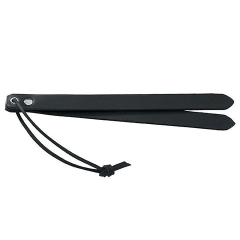Two Strap Slapper Leather by Spartacus Enterprises - Paddles And Slappers