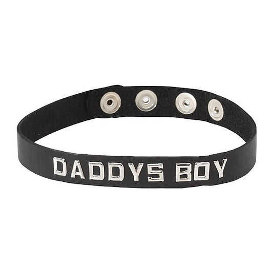 Wordband Collar DADDYS BOY by Spartacus Enterprises - Collars and Leads