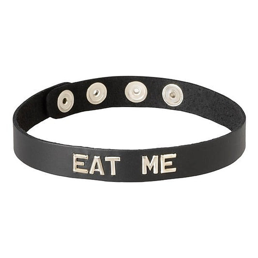 Wordband Collar - EAT ME by Spartacus Enterprises - Fancy Dress Ups