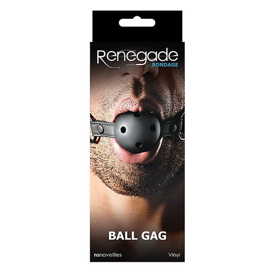 Renegade Bondage Ball Gag Mouth Restraint by NS Novelties - Bondage Gags and Bits