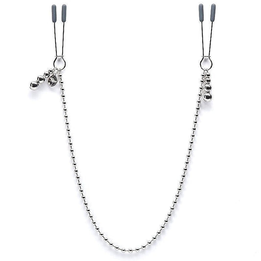 Fifty Shades Darker At My Mercy Beaded Chain Nipple Clamps - Nipple and Clit Clamps