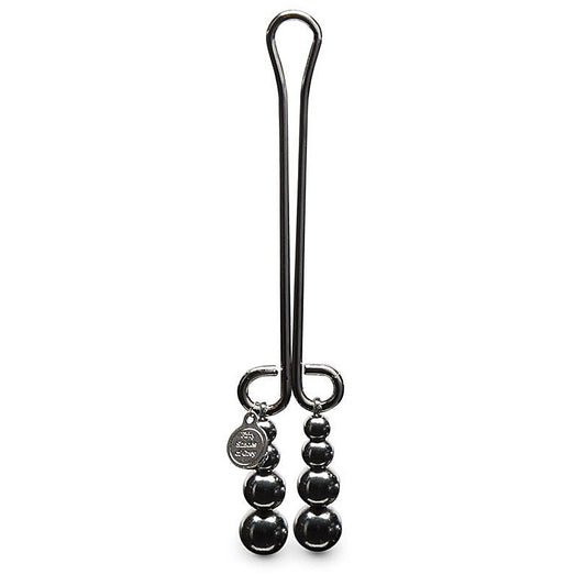 Fifty Shades Darker Just Sensation Beaded Clitoral Clamp - Nipple and Clit Clamps