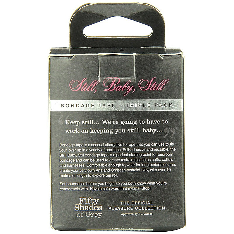 Still Baby Still Bondage Tape - Triple Pack by Love Honey - Collars and Leads
