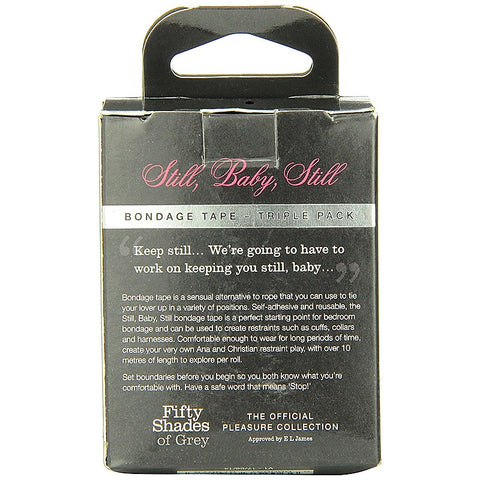 Still Baby Still Bondage Tape - Triple Pack by Love Honey - Collars and Leads