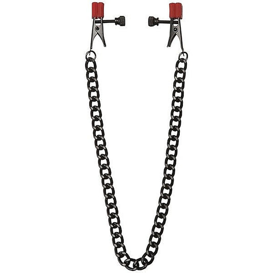 Kink Chain Nipple Clips by Doc Johnson - Nipple and Clit Clamps
