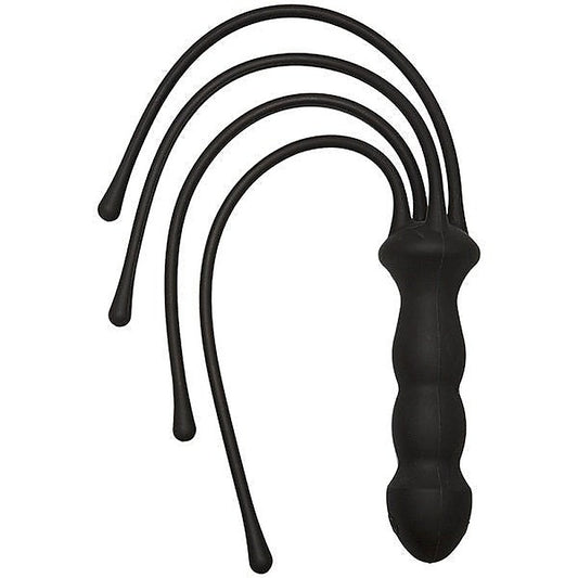 The Quad Silicone Whip by Doc Johnson - Whips And Crops