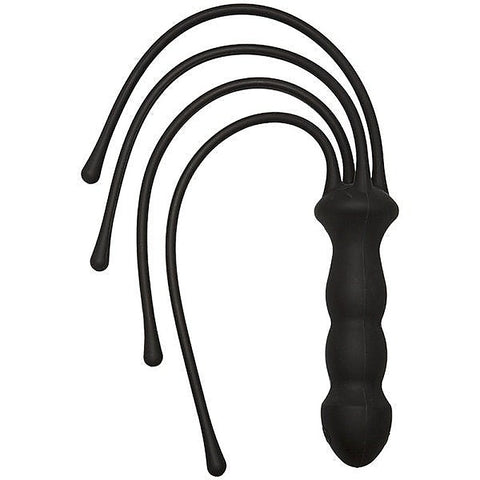 Premium The Quad Silicone Whip by Doc Johnson - Whips And Crops