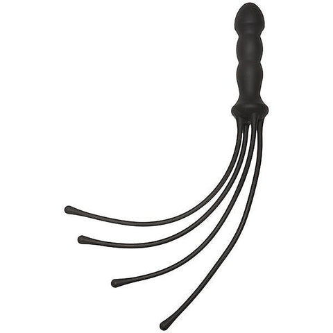 Premium The Quad Silicone Whip by Doc Johnson - Whips And Crops