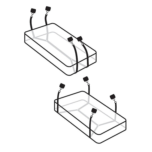 Fetish Fantasy Wraparound Mattress Bondage Restraints - Cuffs and Restraints