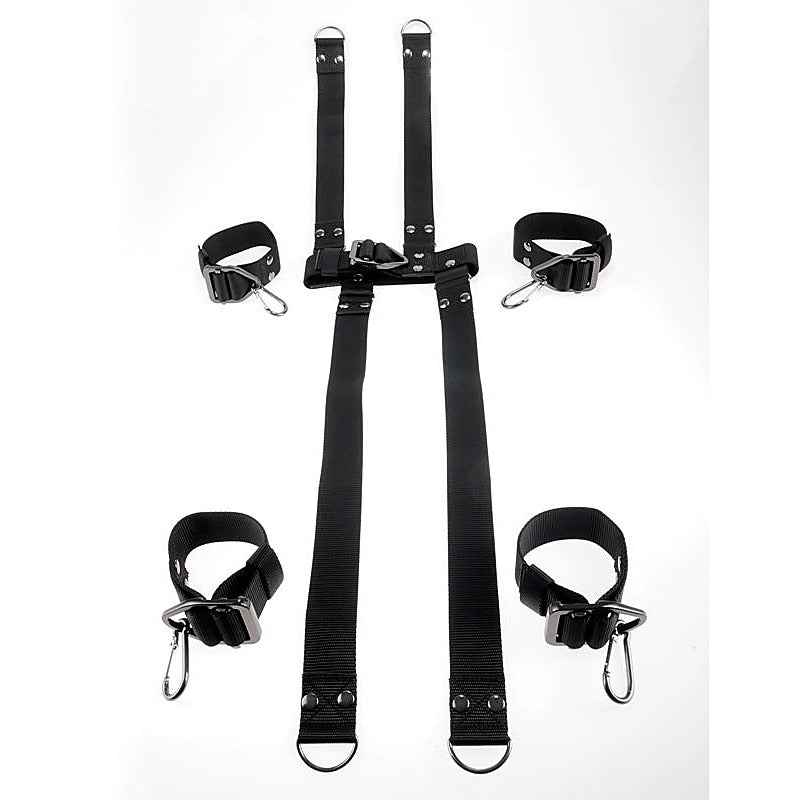 Sir Richards Command BDSM Hogtie and Collar Set by Pipedream - Cuffs and Restraints