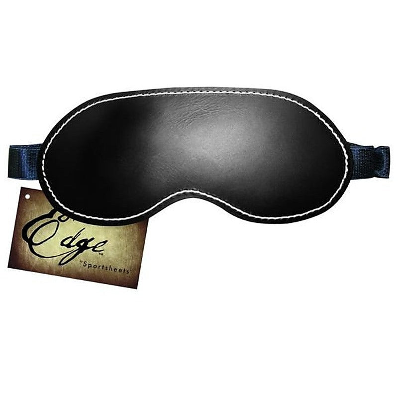 Edge Leather Blindfold by Sportsheets - Masks And Blindfolds