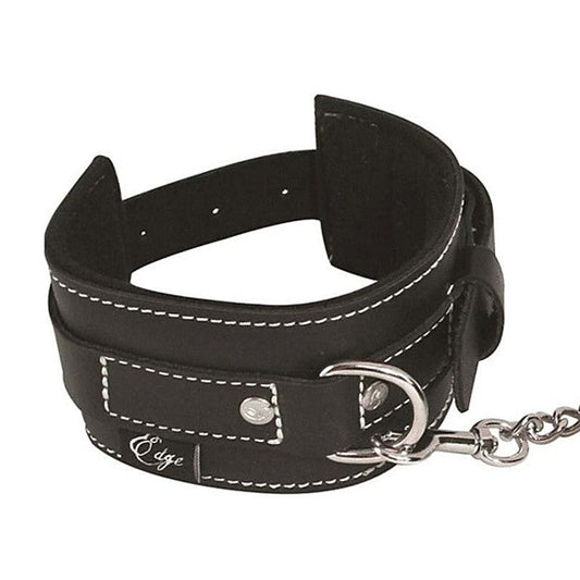 Edge Leather Wrist Restraints by Sportsheets - Cuffs and Restraints
