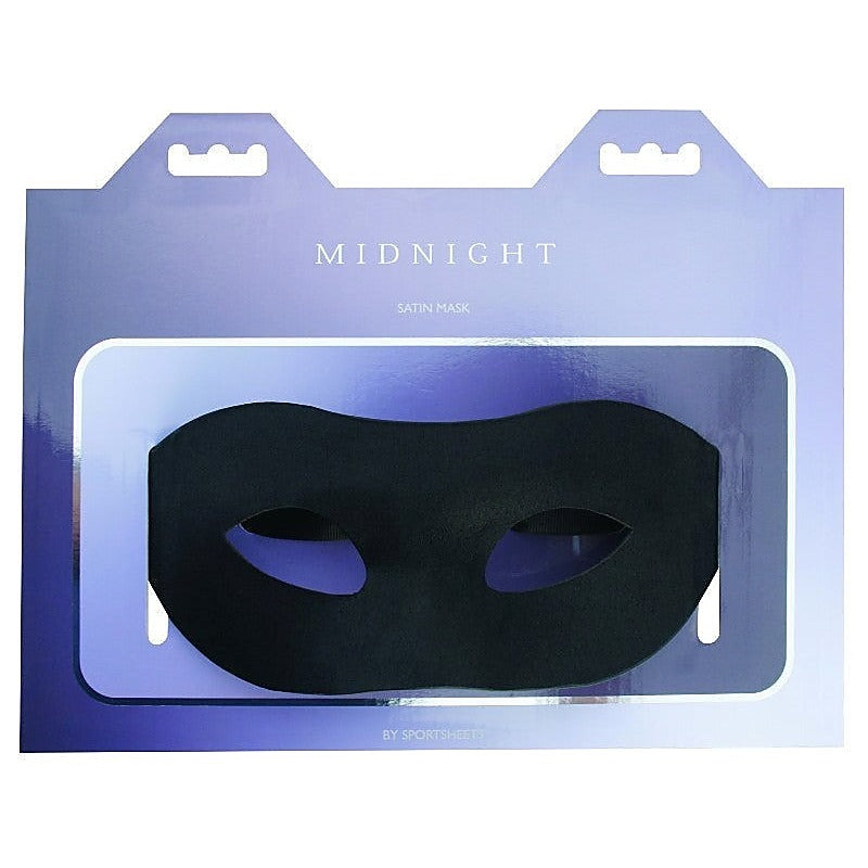 Midnight Satin Mask by Sportsheets - Masks And Blindfolds