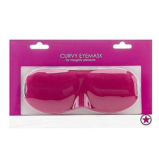 Ouch! Curvy Eyemask Pink by Shots Toys - Masks And Blindfolds