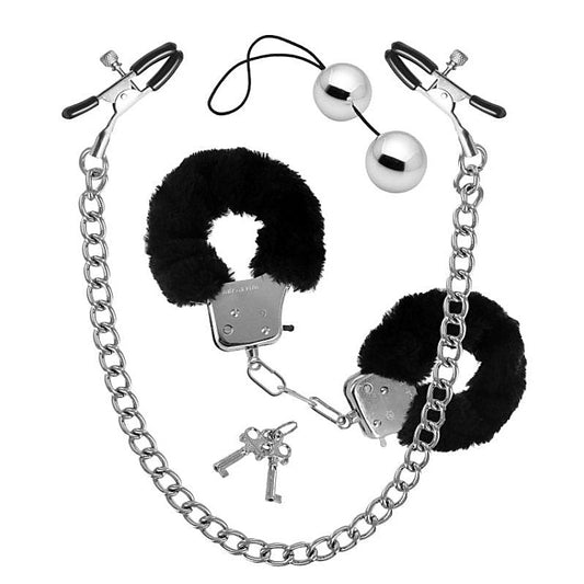 Devoted Three Piece Bedroom BDSM Set by XR Brands - Bondage Kits