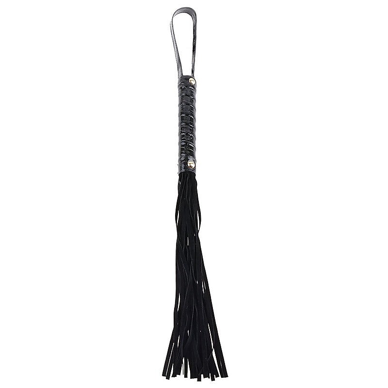 Fetish Fantasy Gold Cat O' Nine Leather Flogger - Whips And Crops