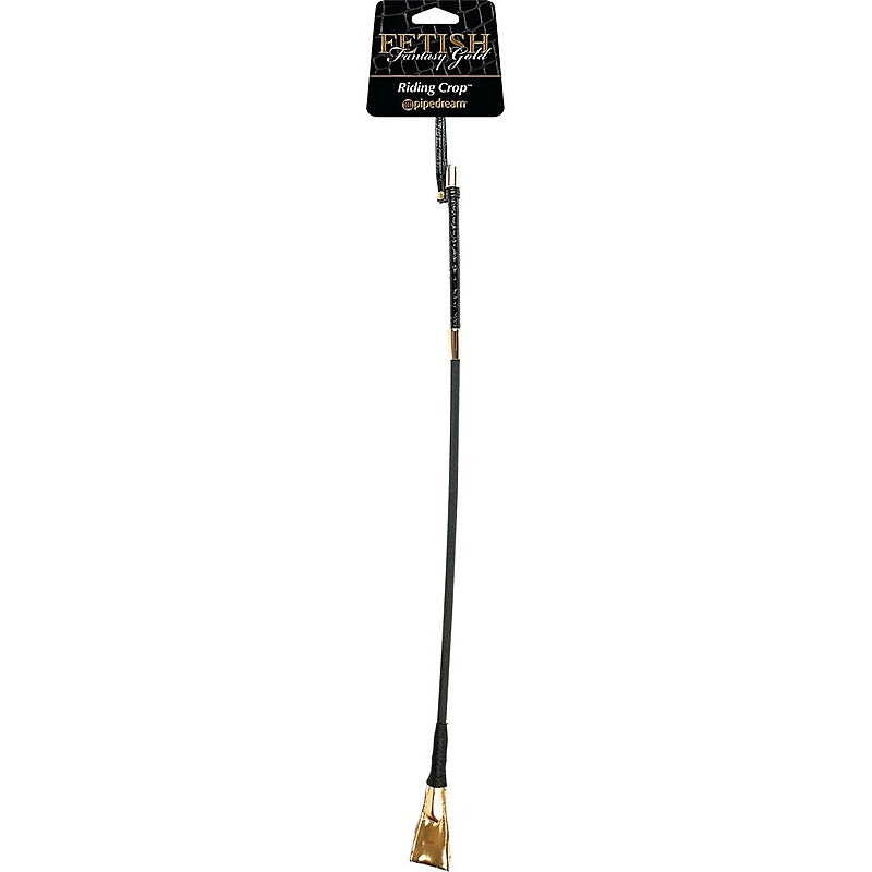 Fetish Fantasy Gold BDSM Play Riding Crop - Whips And Crops