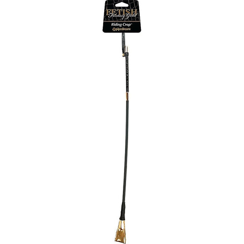 Fetish Fantasy Gold BDSM Play Riding Crop - Whips And Crops