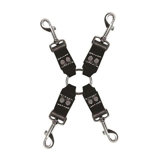 Edge Leather 4 Point Hog Tie by Sportsheets - Cuffs and Restraints