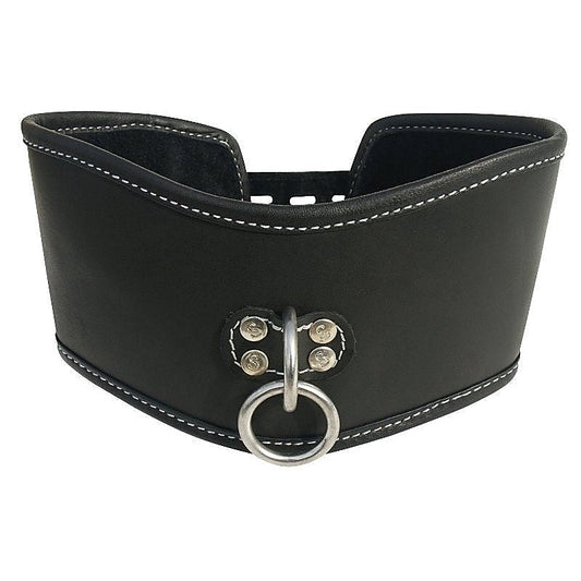 Edge Soft Leather Posture Collar by Sportsheets - Collars and Leads