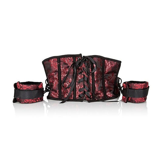Scandal Corset with Cuffs by California Exotics - Cuffs And Restraints