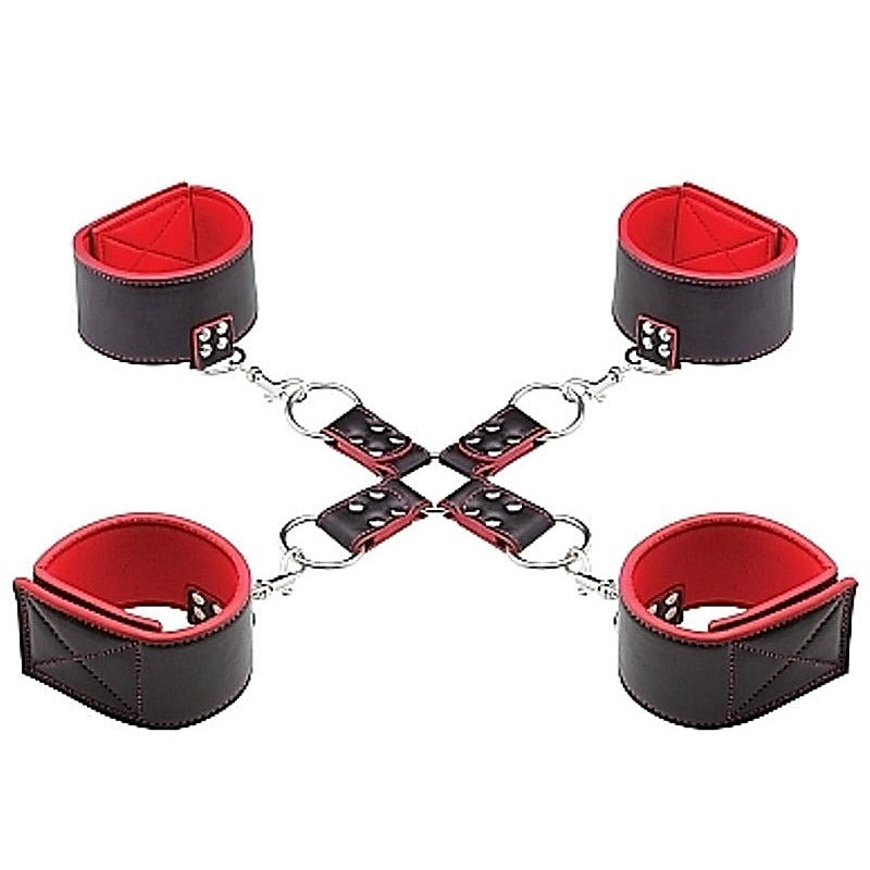 Premium Ouch Reversible Hogtie by Shots Toys - Cuffs and Restraints