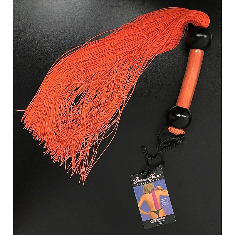 Large Rubber Whip by Sportsheets - Whips And Crops