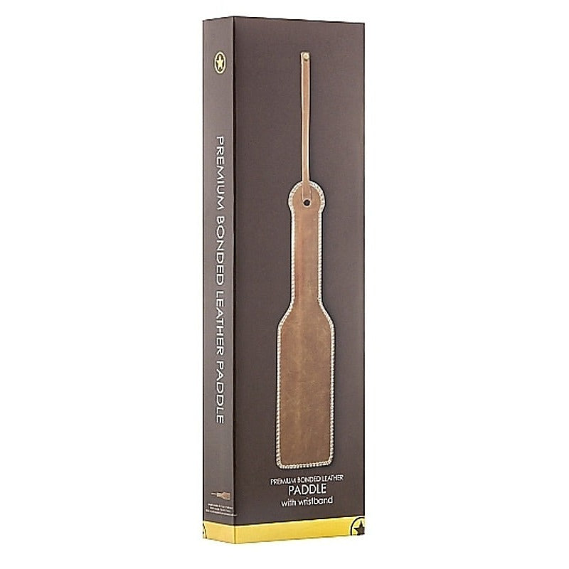 Bonded Leather Paddle by Shots Toys - Paddles And Slappers