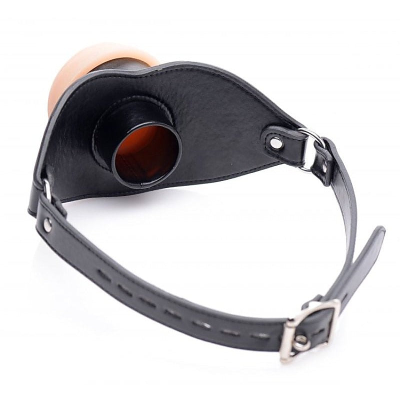 Pussy Face Oral Sex Mouth Gag by XR Brands - Bondage Gags and Bits
