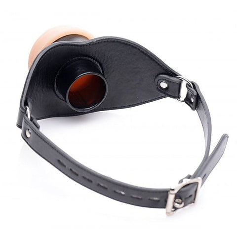 Pussy Face Oral Sex Mouth Gag by XR Brands - Bondage Gags and Bits