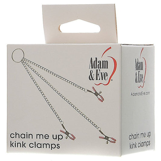 Chain Me Up Kink Clamps by Adam & Eve - Nipple and Clit Clamps